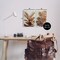 Stupell Industries Brown Tropical Palm Plants 2pc Wall Plaque Art Set Design by Jacob Q